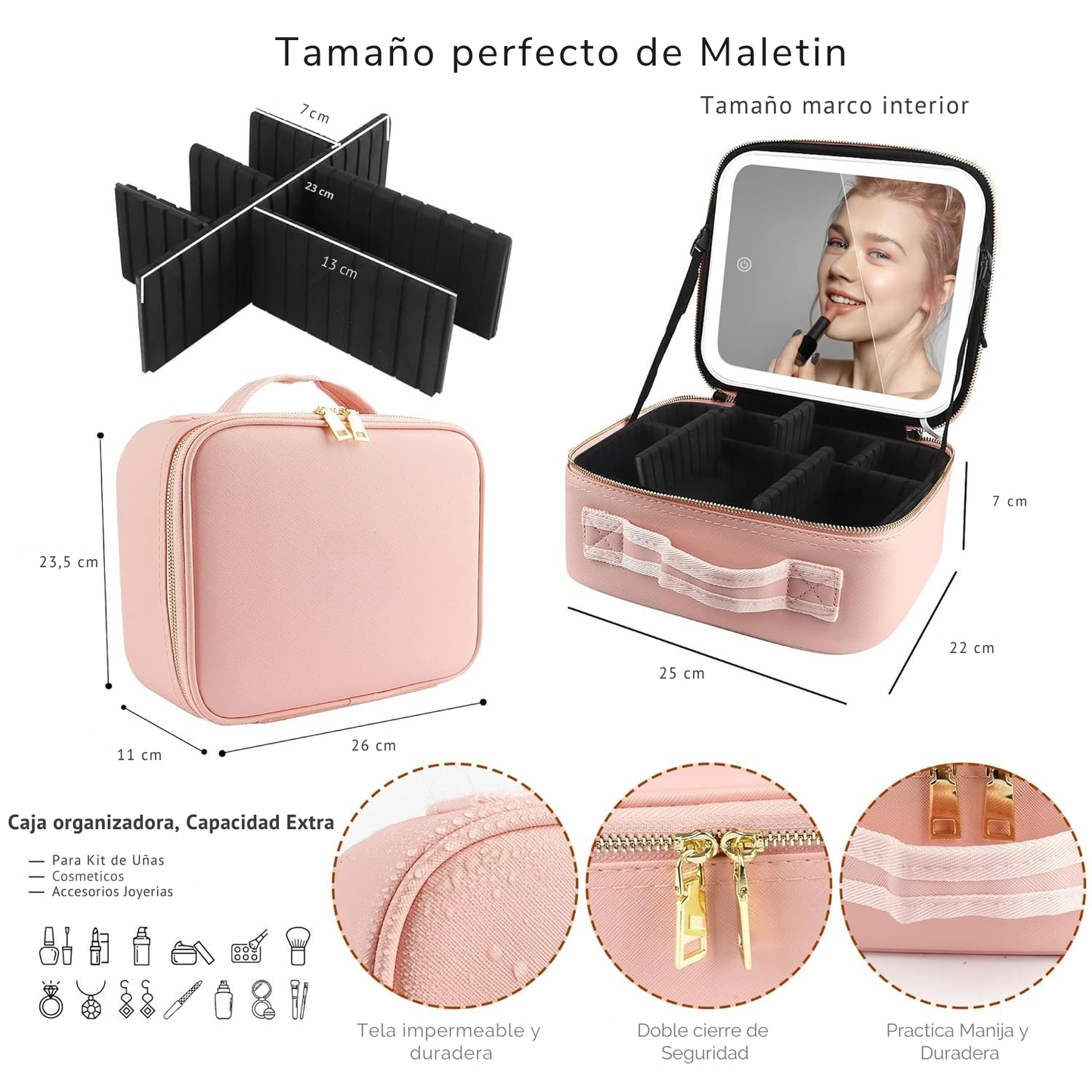 Maletin Maquillaje Organizador - Organiza tu belleza! ✨🥰