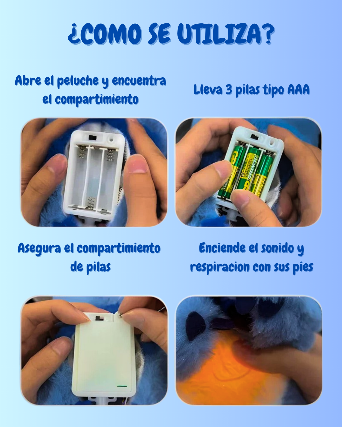 Peluche Stitch Calm | Respira Alivio Ansiedad Estrés