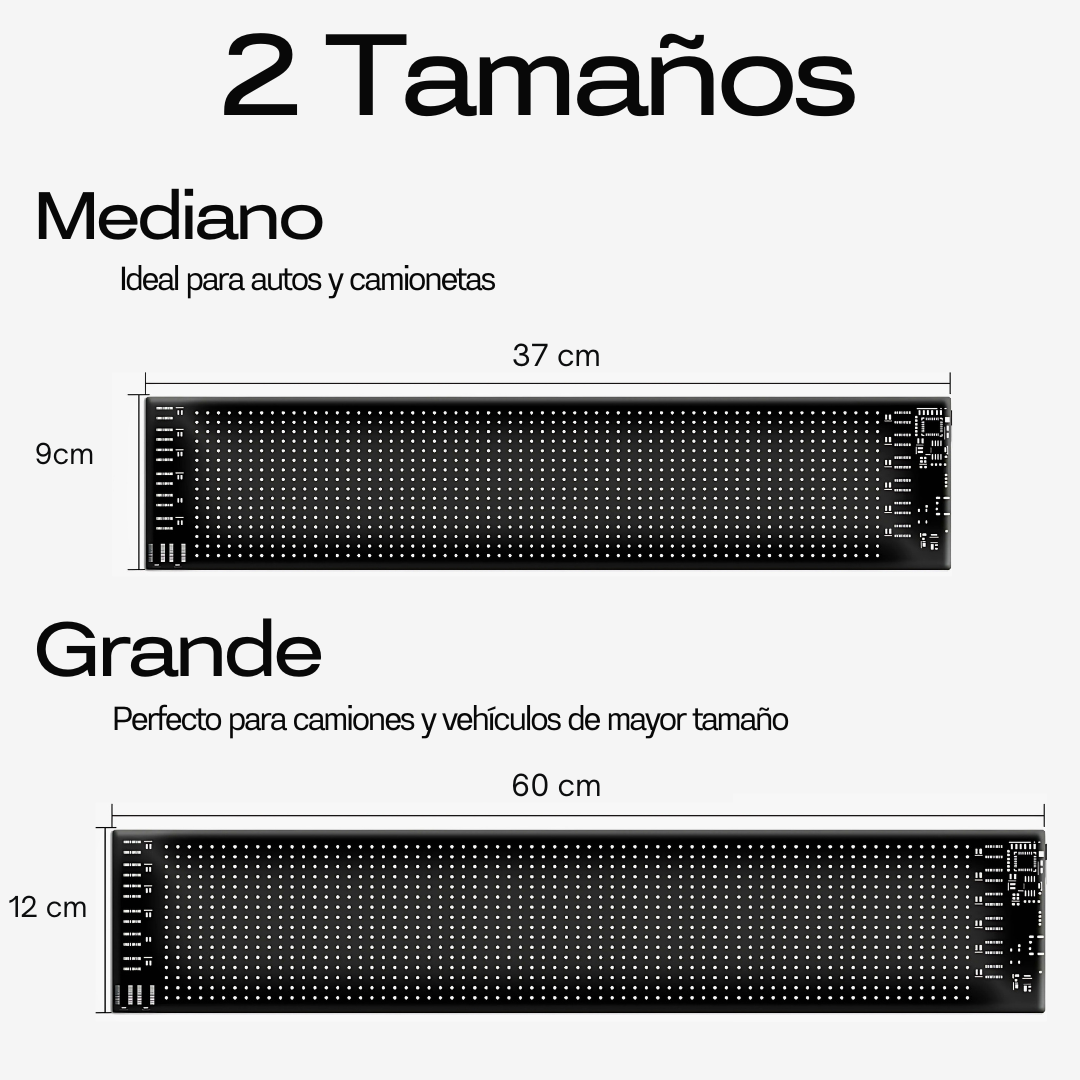 Pantalla LED RGB para Auto Ojos Personalizable Flexshop®