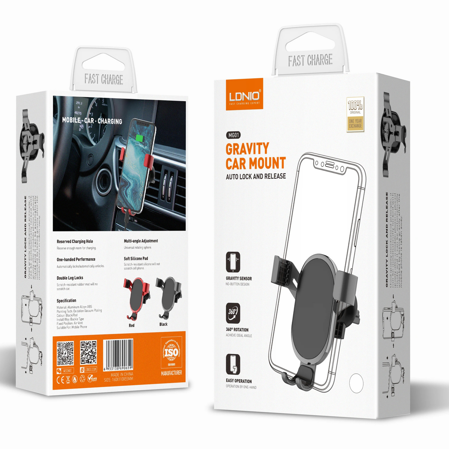 Soporte para Celular para Auto en Rejilla Ventilacion