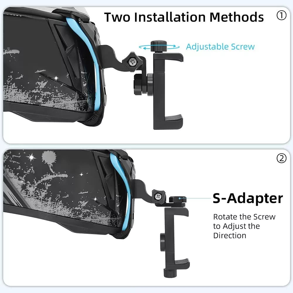 Montura Soporte de Celular para Casco Camara Pera Menton