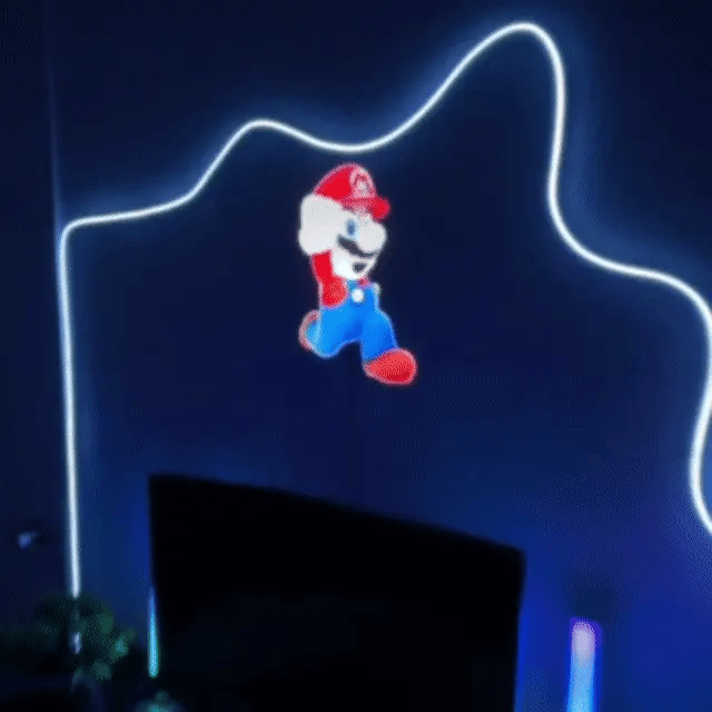 Proyector Ventilador Holograma 3D Personalizable