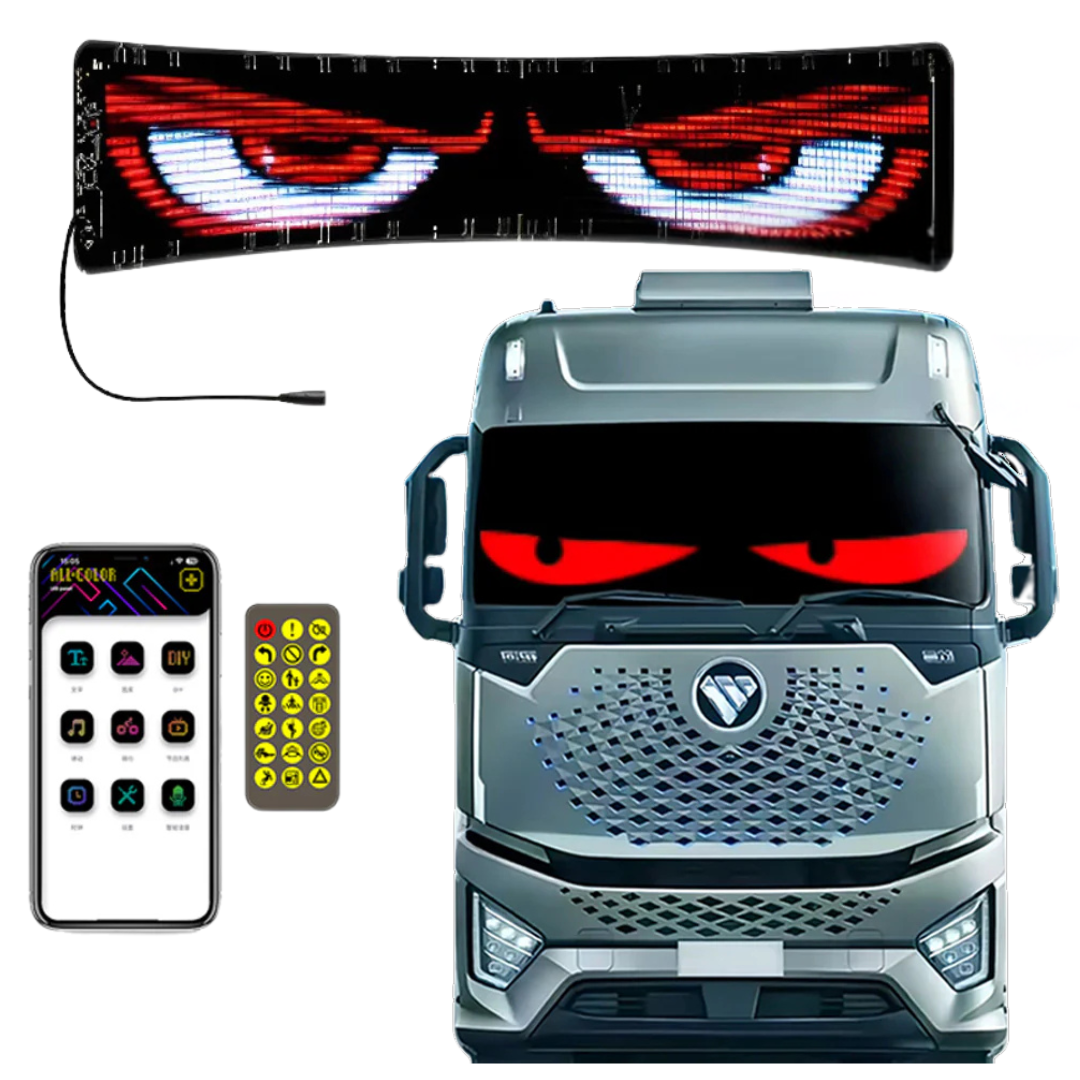 Pantalla LED RGB para Auto Ojos Personalizable Flexshop®