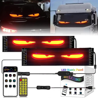 Pantalla LED RGB para Auto Ojos Personalizable Flexshop®