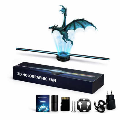 Proyector Ventilador Holograma 3D Personalizable