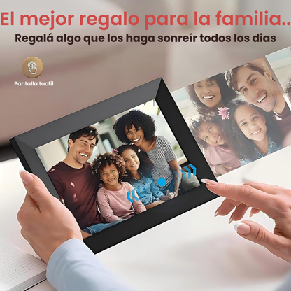 Portaretrato Marco Digital 10.1'' Wifi Tactil + Pizarra Led 3D Regalo