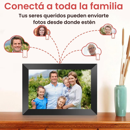 Portaretrato Marco Digital 10.1'' Wifi Tactil + Pizarra Led 3D Regalo