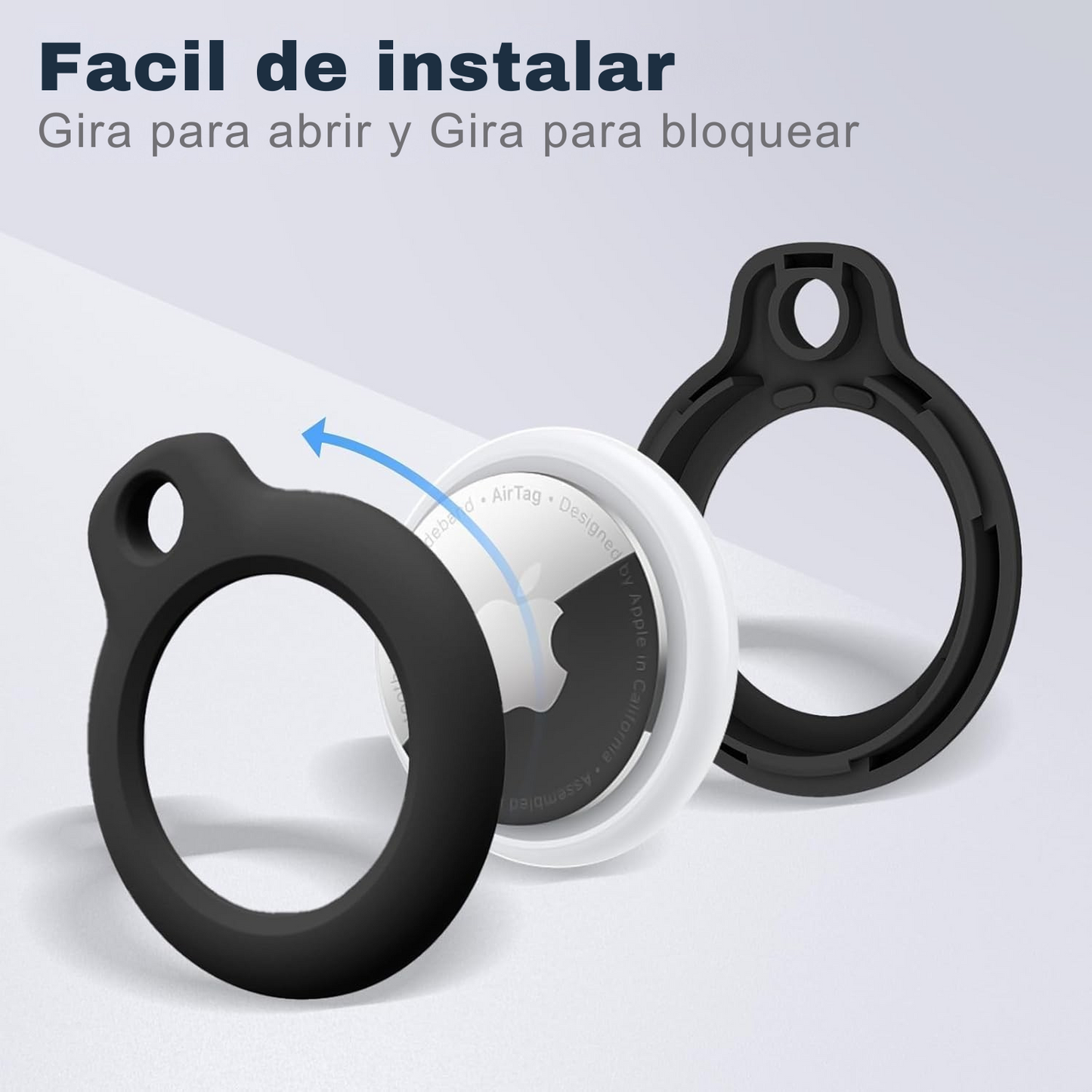 Funda Air Tag Case Plastico Duro Llavero Apple Protector