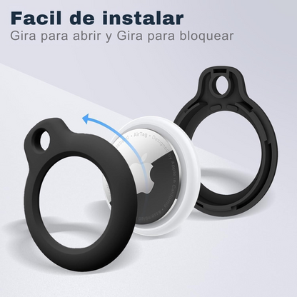 Funda Air Tag Case Plastico Duro Llavero Apple Protector