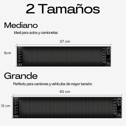 Pantalla LED RGB para Auto Ojos Personalizable Flexshop®
