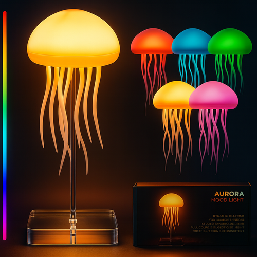 Lampara Medusa FlexAura® Flotante Movimiento RGB